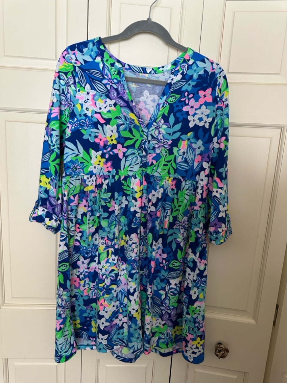 Lilly Pulitzer super cute dress in Borealis Blue 💙💛🩵 - Picture 8 of 8